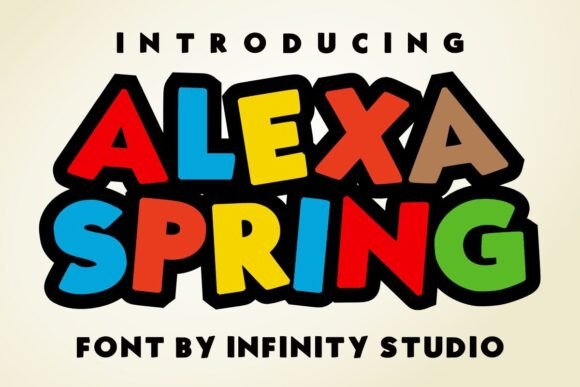 Alexa Spring: A Friendly Display Font for Campaign Design