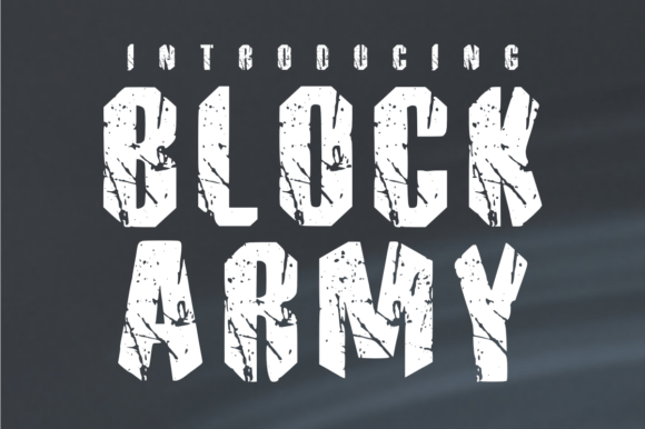 Block Army: A Display Font That Brings Strength and Character to Editorial Design