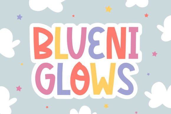 Blueni Glows: A Display Font with Genuine Editorial Charm