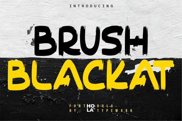 Brush Blackat Font Review: A Display Typeface with Natural Editorial Flair