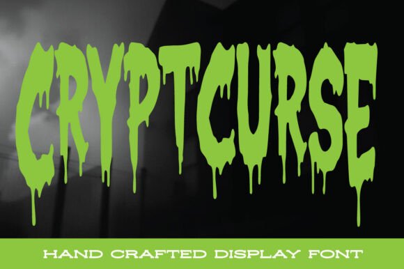 Cryptcurse: A Display Font That Commands Attention in Digital Campaigns