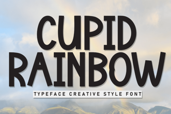 Cupid Rainbow: A Handwritten Display Font for Editorial Charm