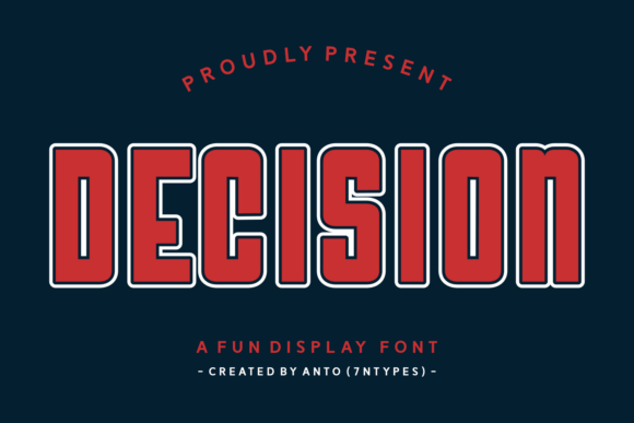 Decision Font Brings Bold Energy to Digital Branding