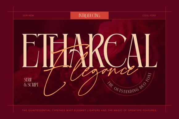 Ethareal Elegance: A Duo Font That Brings Harmony to Branding Projects