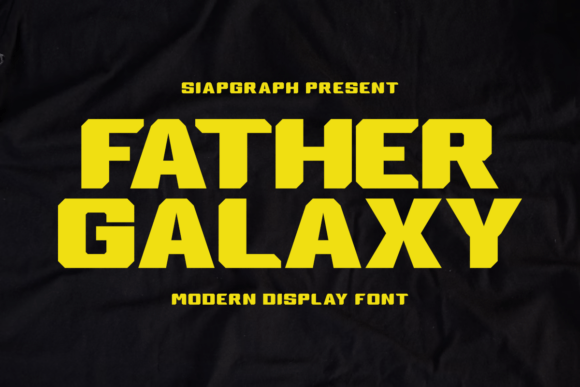 Father Galaxy Font Review: A Bold Display Typeface for Branding Projects