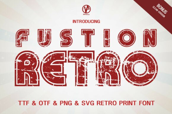 Fusion Retro: A Display Font with Vintage Character for Brand Work