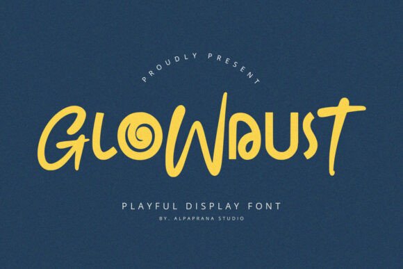Glowdust: A Playful Display Font for Modern Web Design