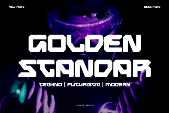 Golden Standar: A Display Font for Modern Editorial Design
