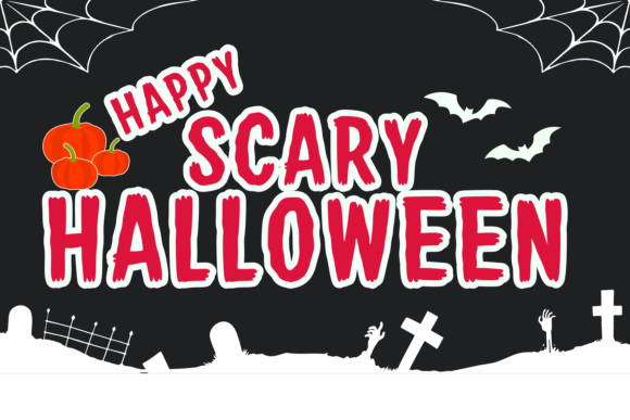 Happy Scary Halloween Font: A Bold Display Typeface for Your Brand