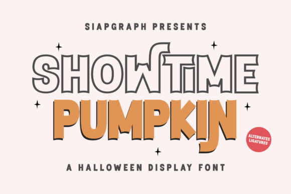 Showtime Pumpkin: A Playful Display Font That Gave My Small Business a Fresh Look