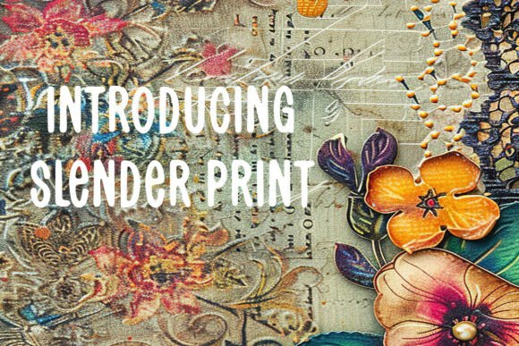 Slender Print: A Sleek Display Font for Modern Web Design
