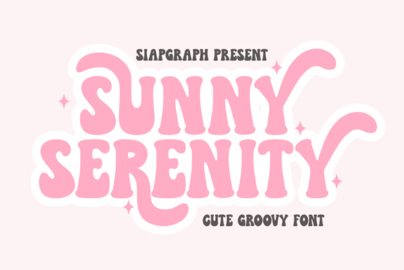 Sunny Serenity: A Retro Display Font for Polished Small Business Branding