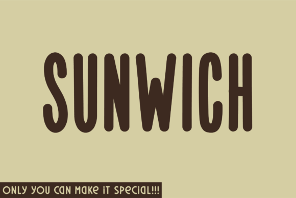 Sunwich: A Display Font That Brings Editorial Warmth