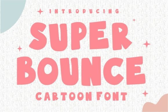 Superbounce Regular: A Bubbly Font for Editorial Projects